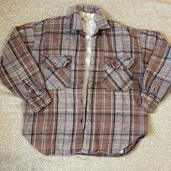 Women’s Dusty Pink Flannel M - Picture 1 of 7